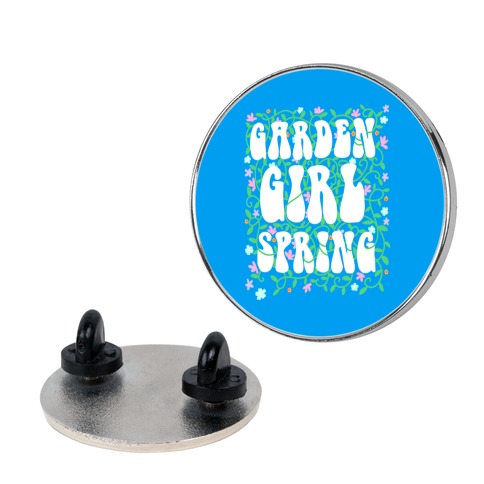 Garden Girl Spring Pin