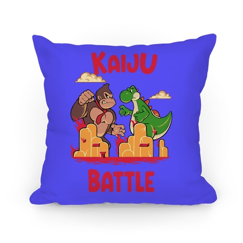 Kaiju Battle Pillow