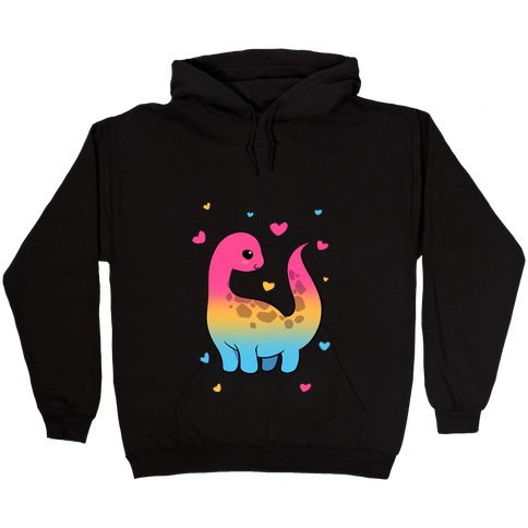Pansexual-Dino Hooded Sweatshirt
