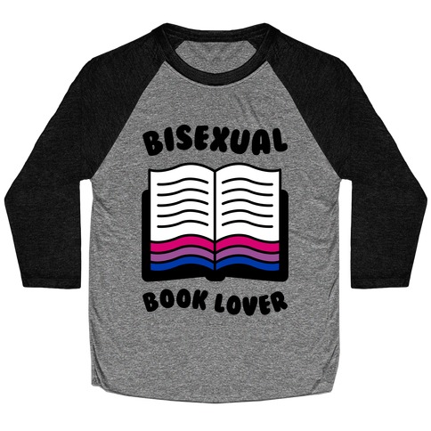 Bisexual Book Lover Baseball Tee