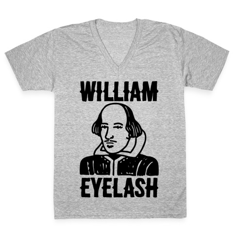 William Eyelash V-Neck Tee Shirt