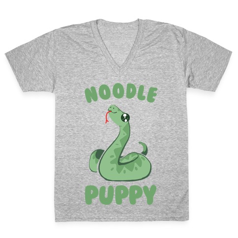 Noodle Puppy V-Neck Tee Shirt