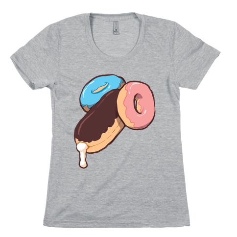 Naughty Donuts Womens T-Shirt