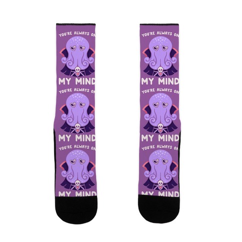 You're Always On My Mind (Mind Flayer) Sock
