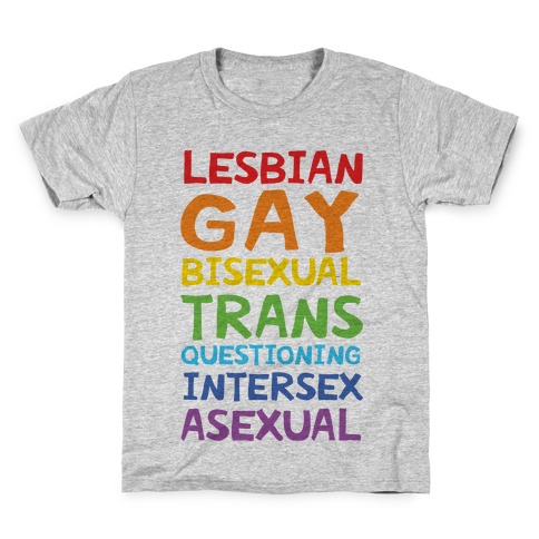 LGBTQIA List Kids T-Shirt