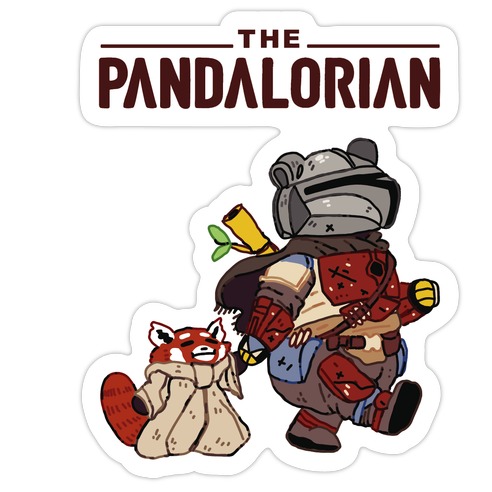 The Pandalorian Die Cut Sticker