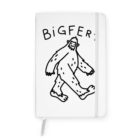 Derpy Bigfert Sasquatch Notebook | LookHUMAN