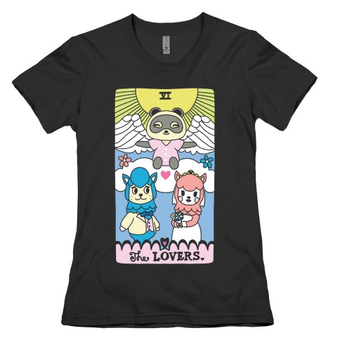 The Alpaca Lovers Tarot Womens T-Shirt