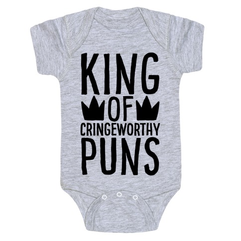 King of Cringeworthy Jokes  Baby One-Piece