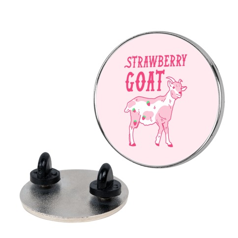 Strawberry Goat Pin