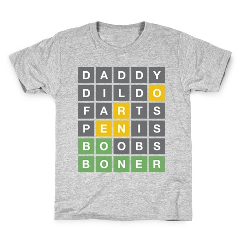 NSFW Word Game Kids T-Shirt