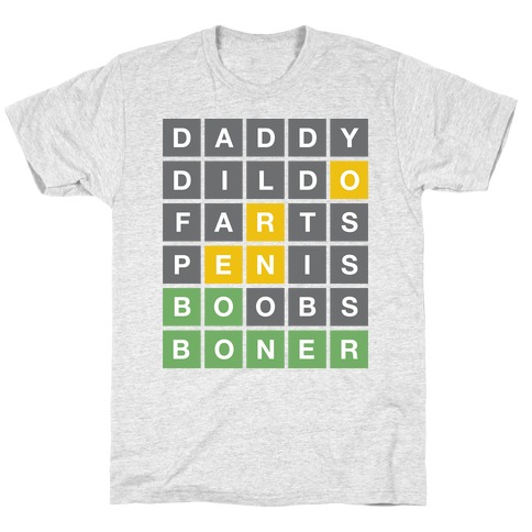 NSFW Word Game T-Shirt