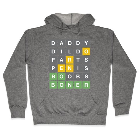 NSFW Word Game Hooded Sweatshirt