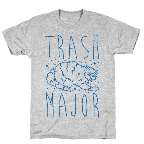 Trash Major Raccoon Constellation Parody T-Shirt
