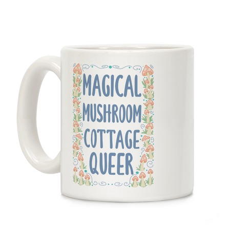 Magical Mushroom Cottage Queer Coffee Mug