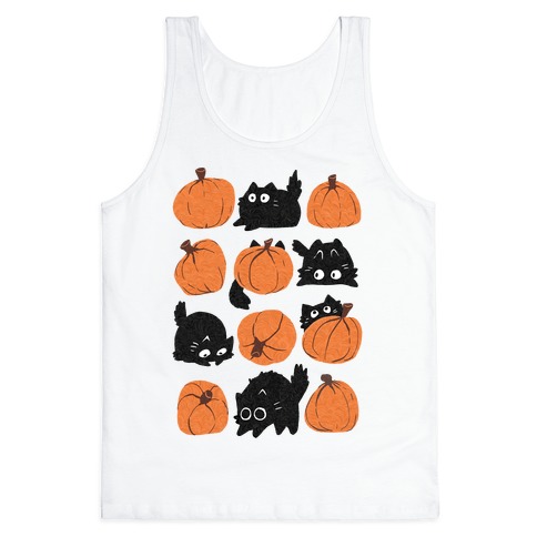 Pumpkin Cats Tank Top