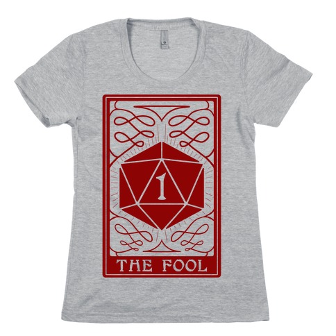 The Fool Nat1 Tarot Card Womens T-Shirt