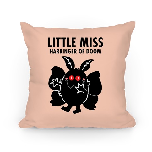 Little Miss Harbinger Of Doom Pillow