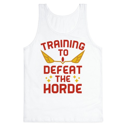 Training to Defeat the Horde Tank Top