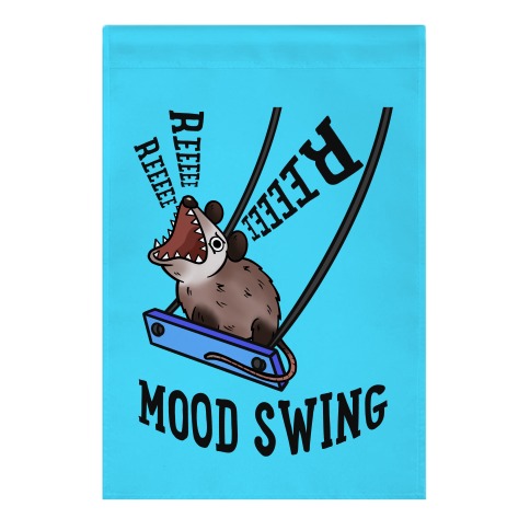 Mood Swing Possum Garden Flag