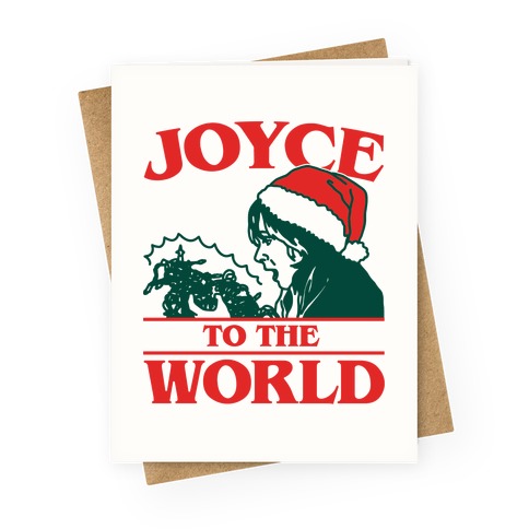 Joyce To The World Parody Greeting Card