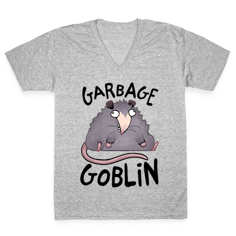 Garbage Goblin V-Neck Tee Shirt
