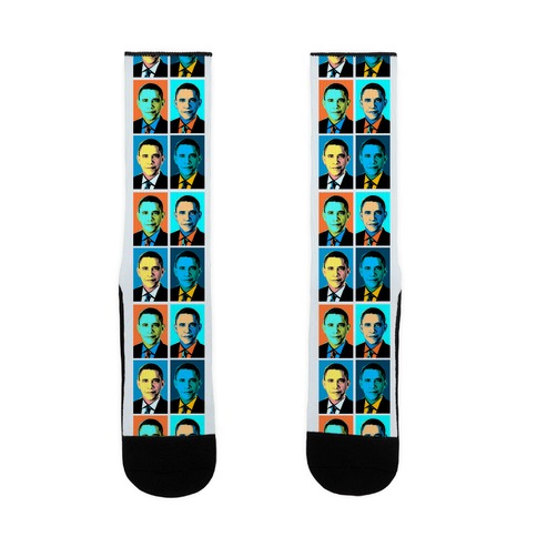 Pop Art Obama Sock