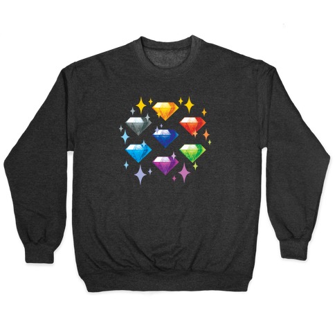 Chaos Emeralds Pattern Pullover