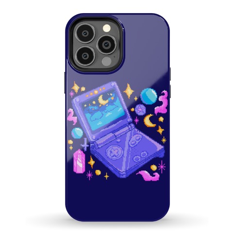 Pixelated Witchy Game Boy  Phone Case