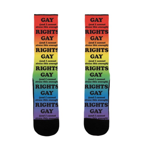 Gay (and I cannot stress this enough) Rights Sock