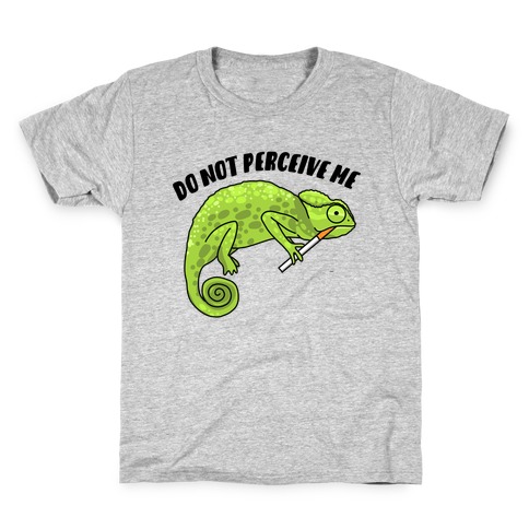 Don't F***ing Perceive Me Chameleon Kids T-Shirt