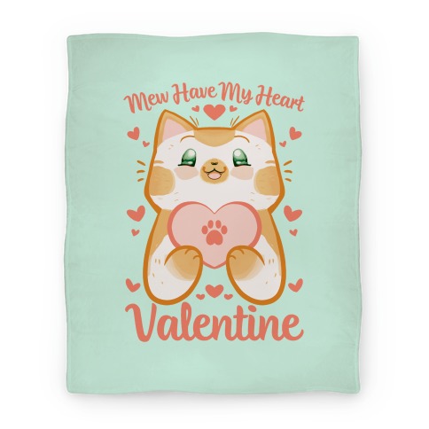 Mew Have My Heart, Valentine Blanket
