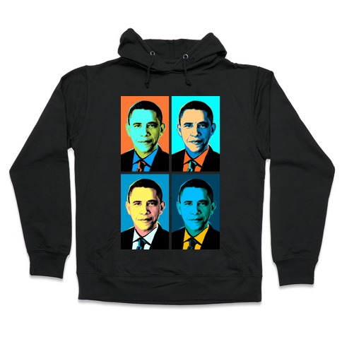 Pop Art Obama Hooded Sweatshirt