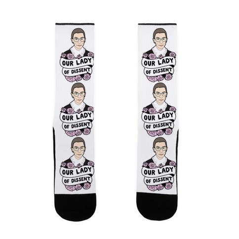 Our Lady Of Dissent RBG Sock