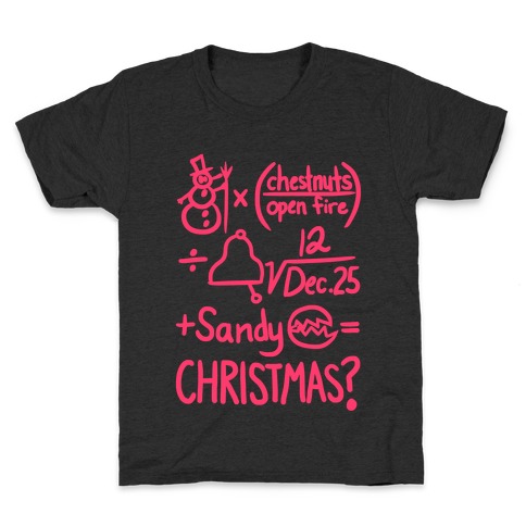 Christmas Equation Kids T-Shirt