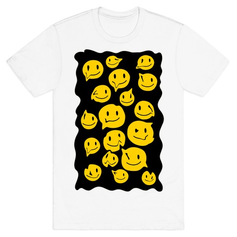 Melting Smiley Faces T-Shirt