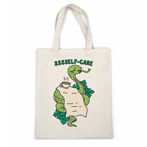 Sssself-Care Snake Casual Tote