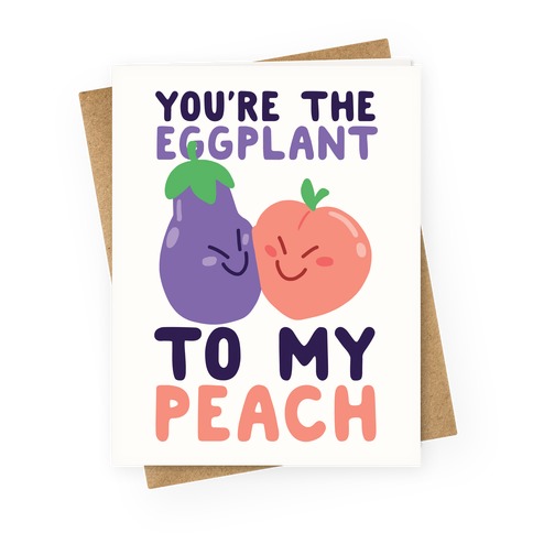 Peaches and eggplants Sticker for Sale by DesignDoubleP