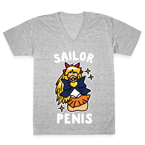 Sailor Penis V-Neck Tee Shirt