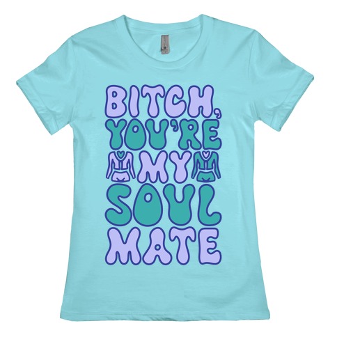 Bitch You're My Soulmate Parody Womens T-Shirt