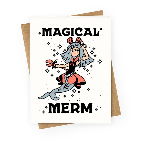 Magical Merm Greeting Card