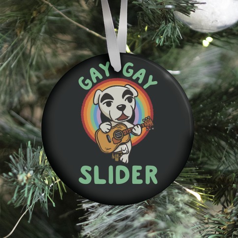 Gay gay slider lgbtq KK Slider Ornament