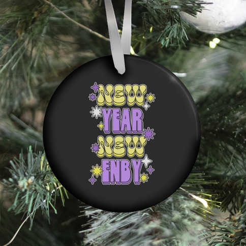 New Year New Enby Ornament