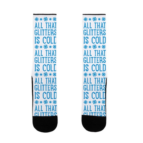 All That Glitters Is Cold Sock