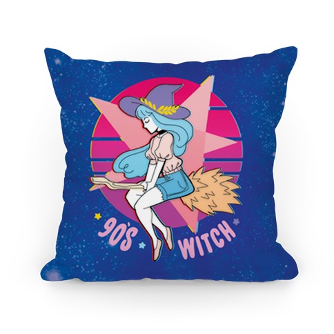 90's Witch Pillow