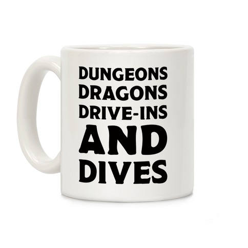 Dungeons Dragons Drive-ins And Dives Coffee Mug