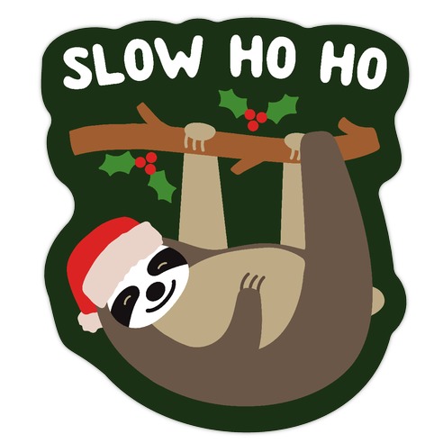 Sloth am I slow Sticker for Sale by ironydesigns