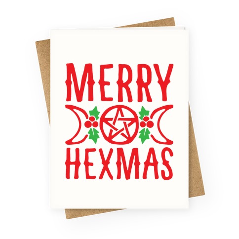 Merry Hexmas Parody Greeting Card