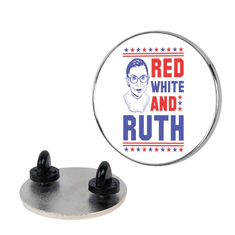 Red White and Ruth Pin
