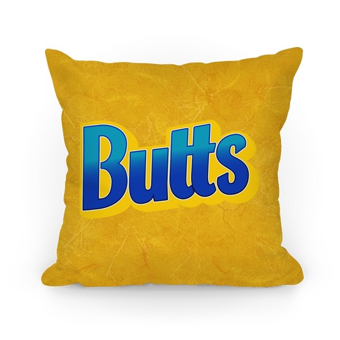 Butts Candy Logo Pillow